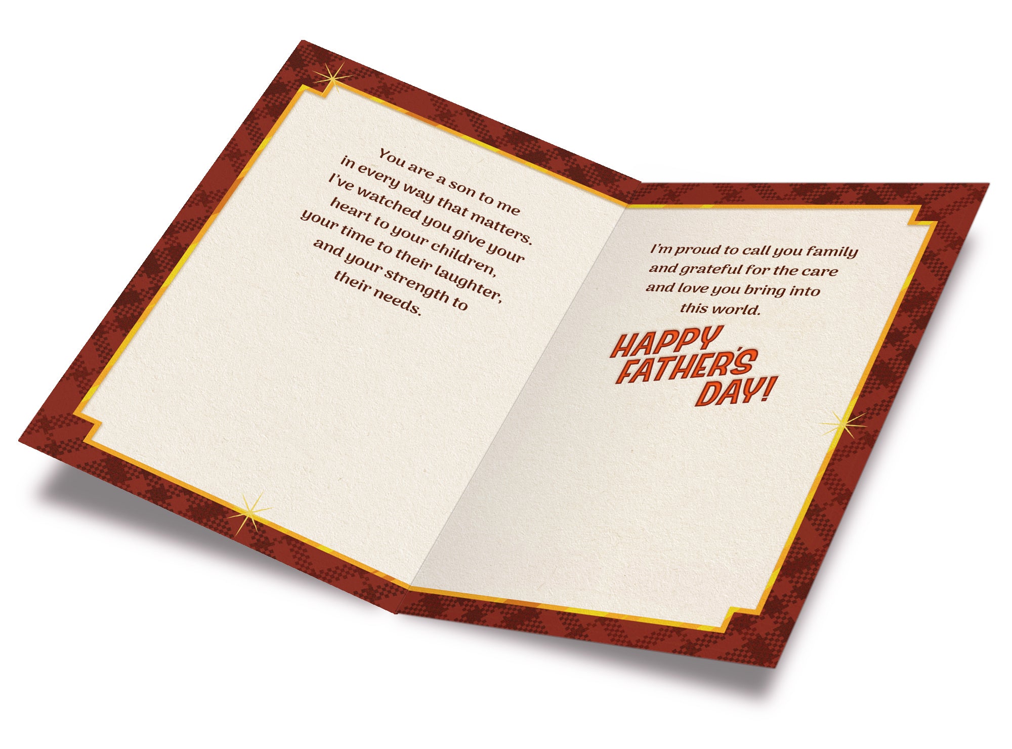 Son In Law Father's Day Card