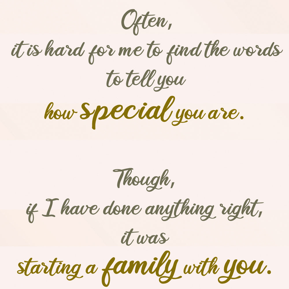 Father's Day Card For Husband — inside