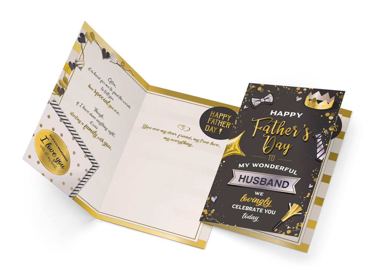 Father's Day Card For Husband — open-card