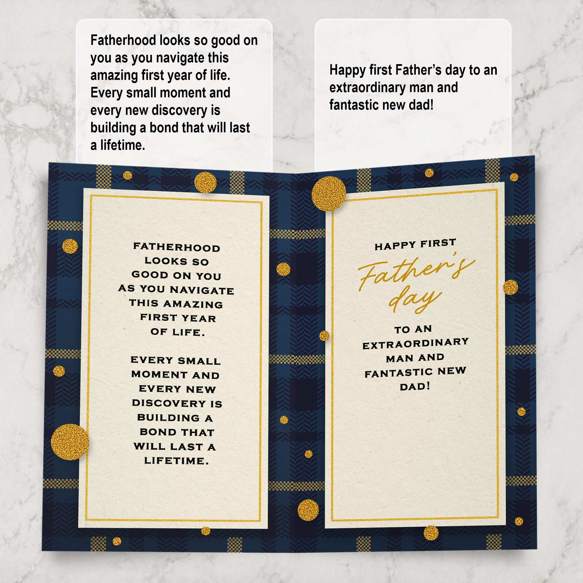 First Father's Day Card