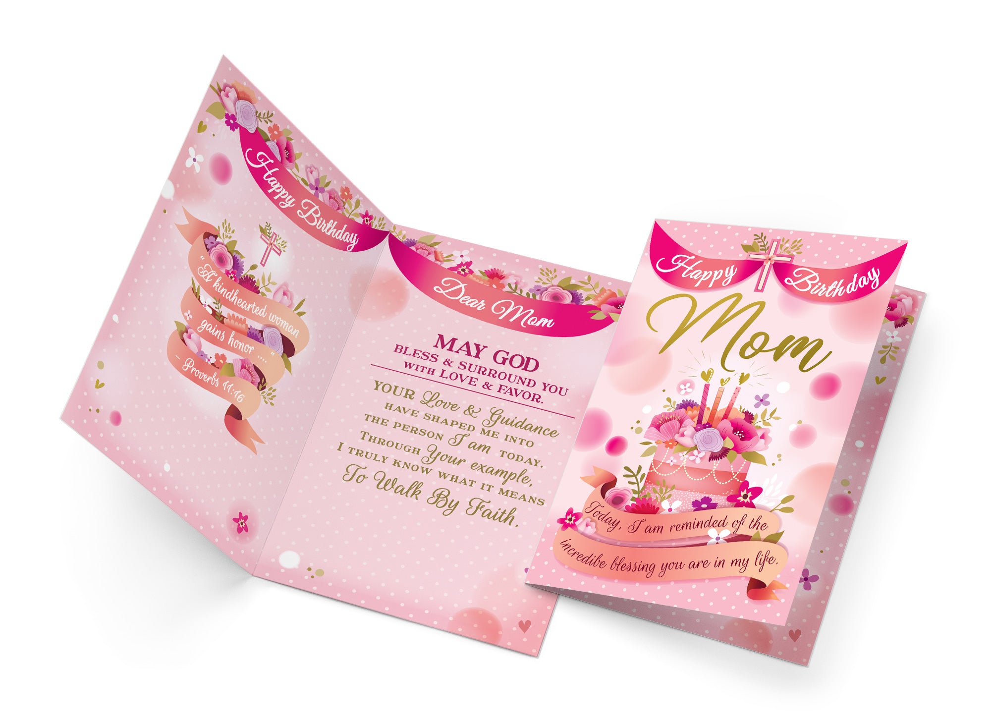 Religious Birthday Card For Mom