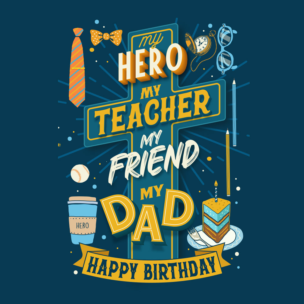 Religious Birthday Card For Dad