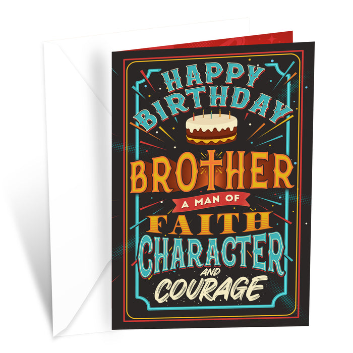 Religious Birthday Card For Brother