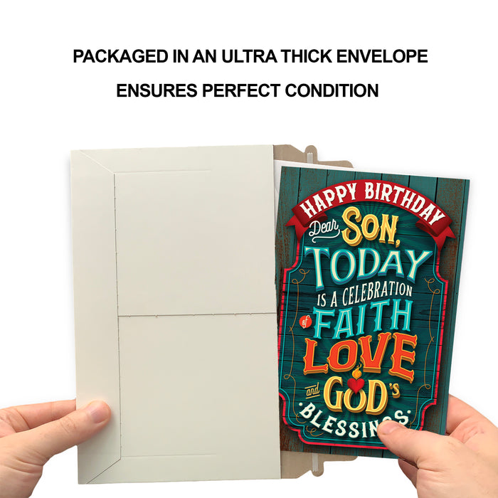 Religious Birthday Card For Son