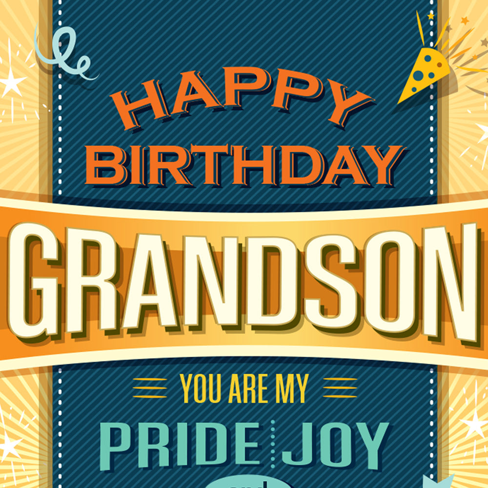 Religious Birthday Card For Grandson