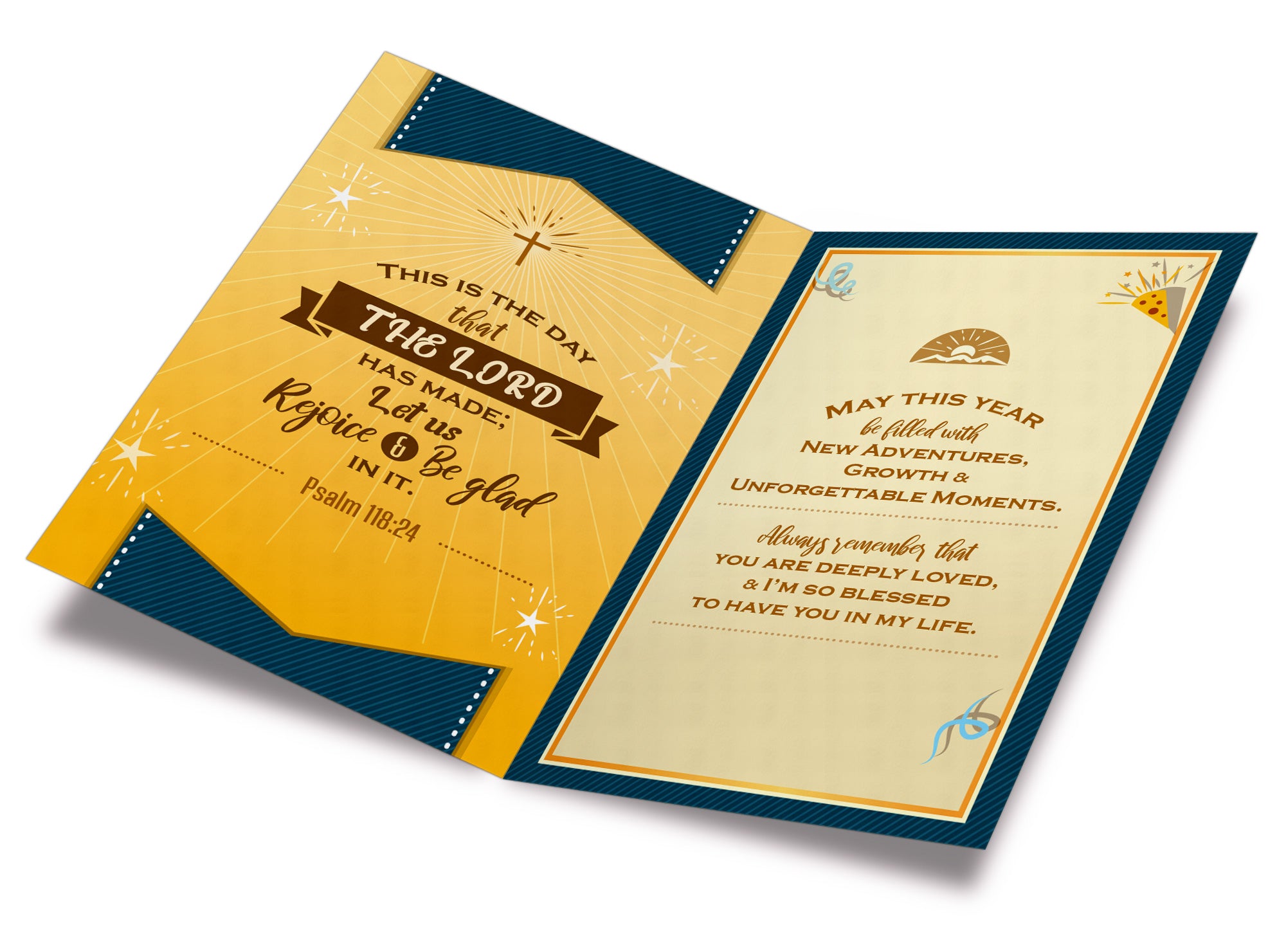 Religious Birthday Card For Grandson