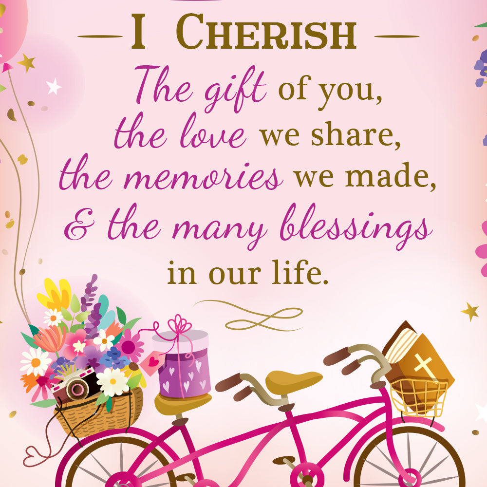 Religious Birthday Card For Wife