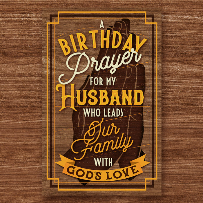 Religious Birthday Card For Husband