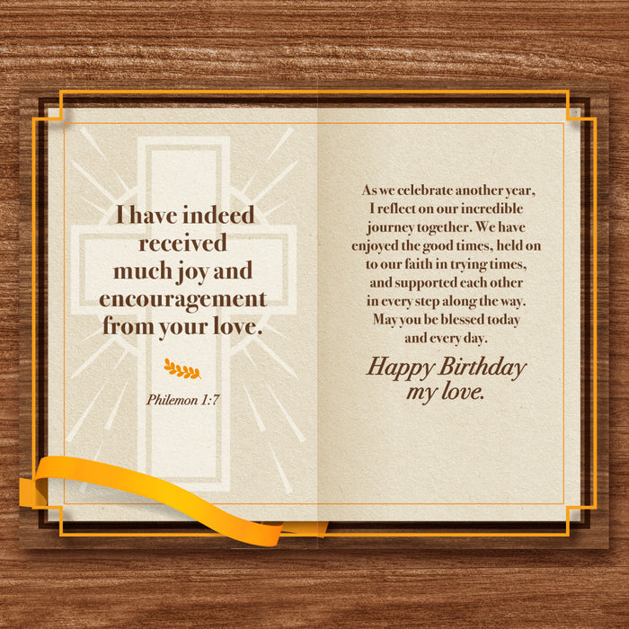Religious Birthday Card For Husband