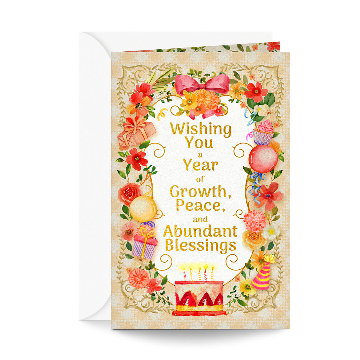 Religious Birthday Card for Her — front