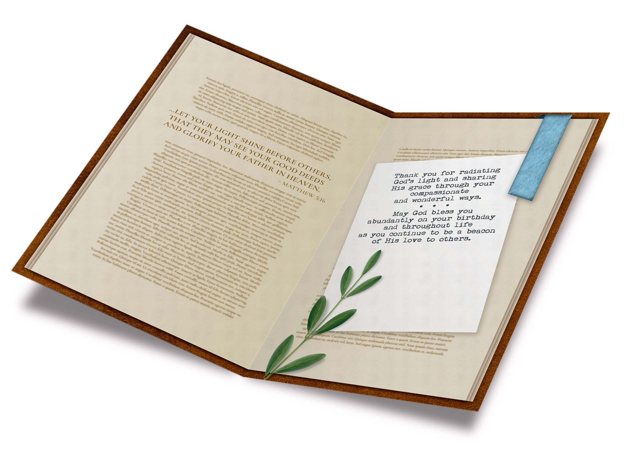 Religious Birthday Card For Pastor