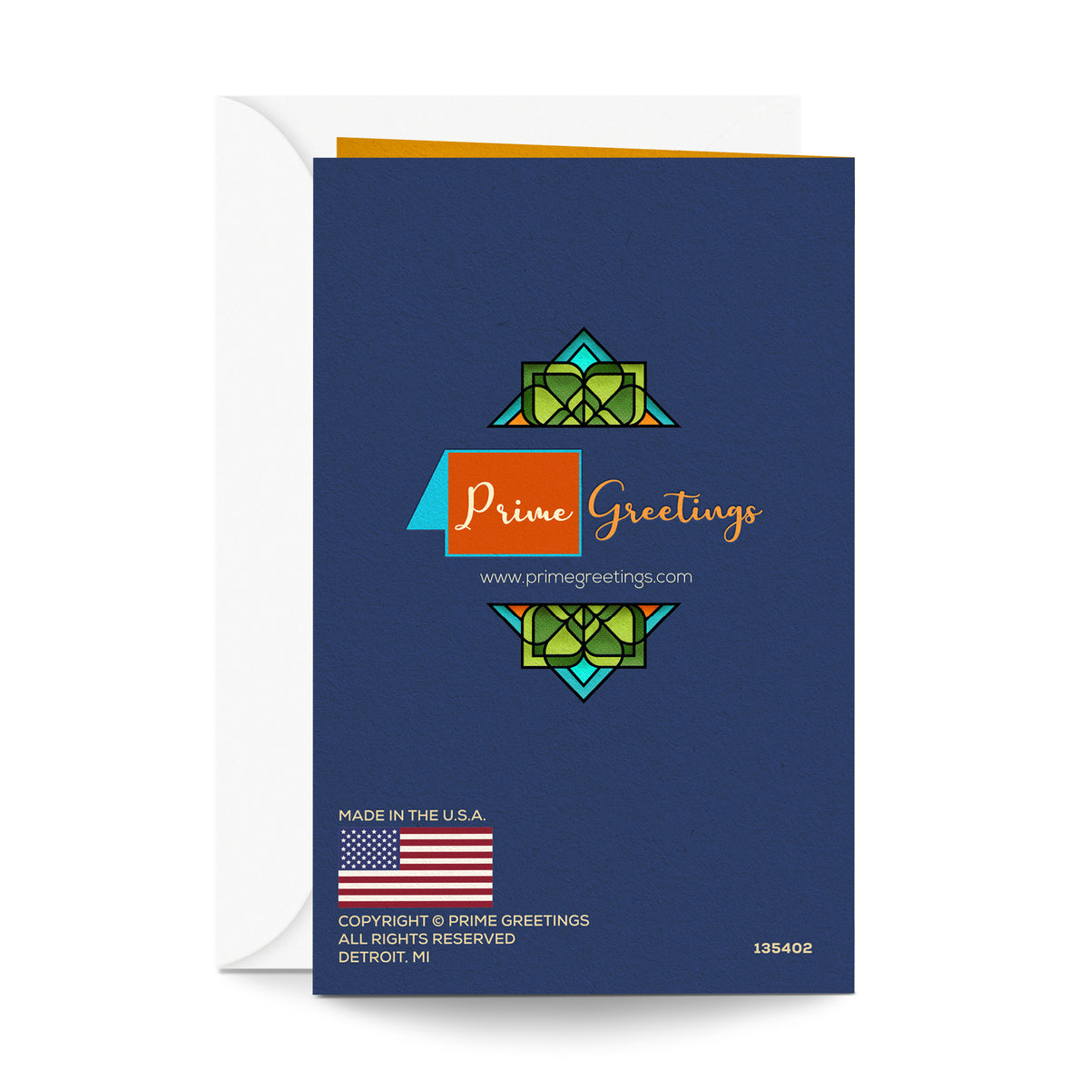 Religious Pastor Birthday Card — back