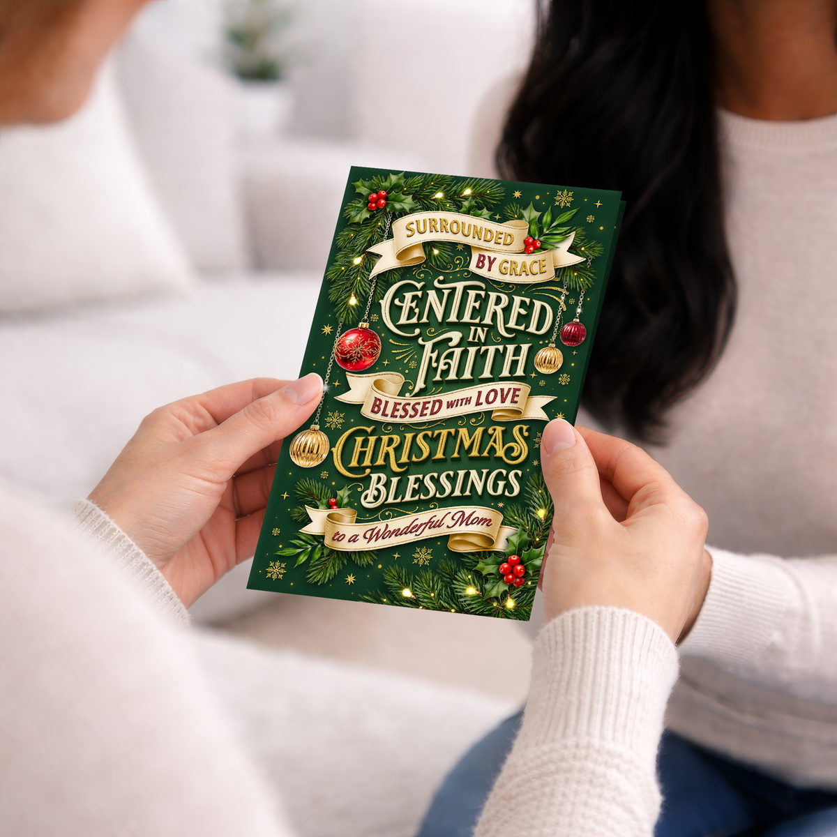 Religious Mom Christmas Card — lifestyle1