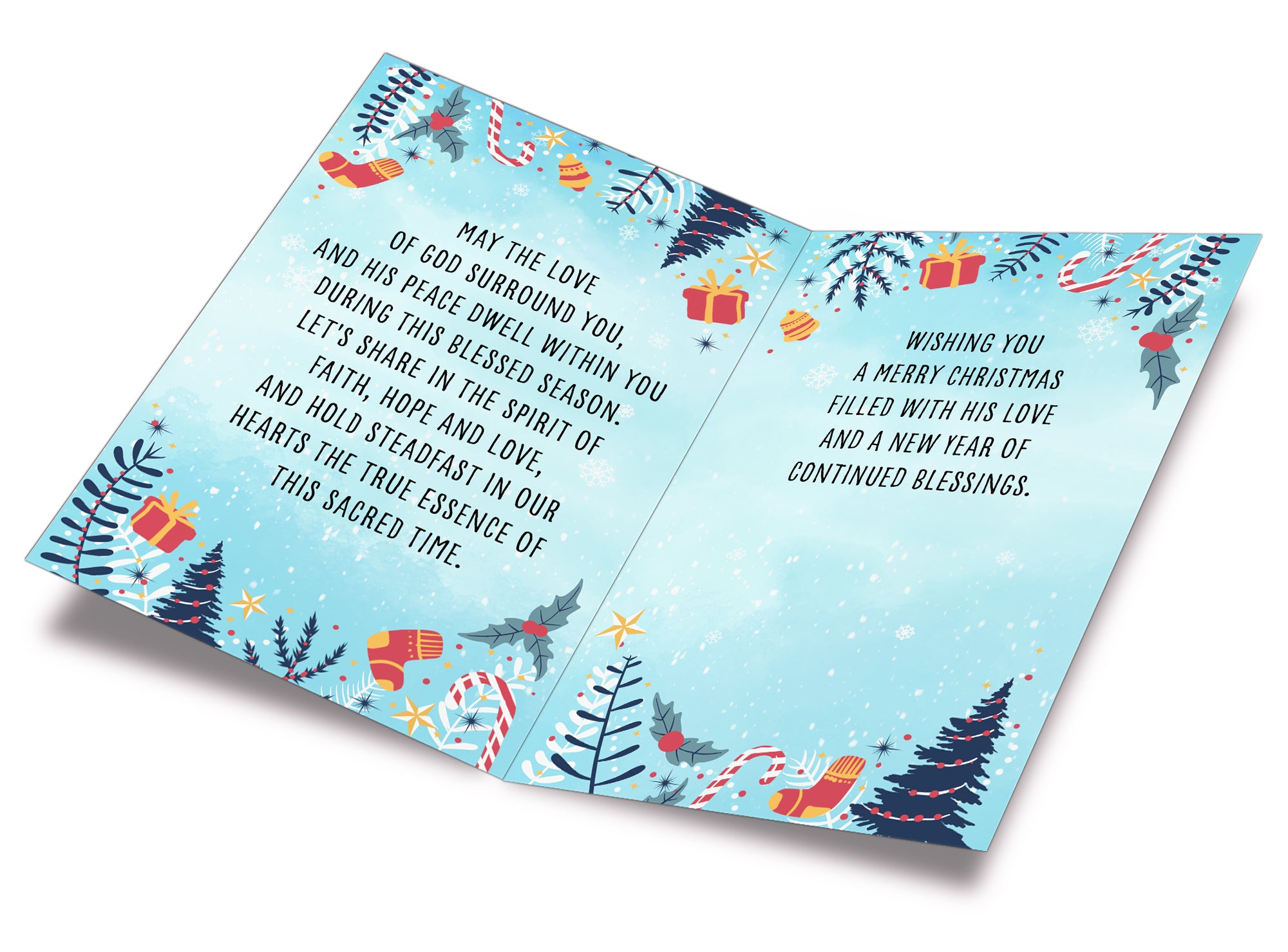 Religious Brother Christmas Card