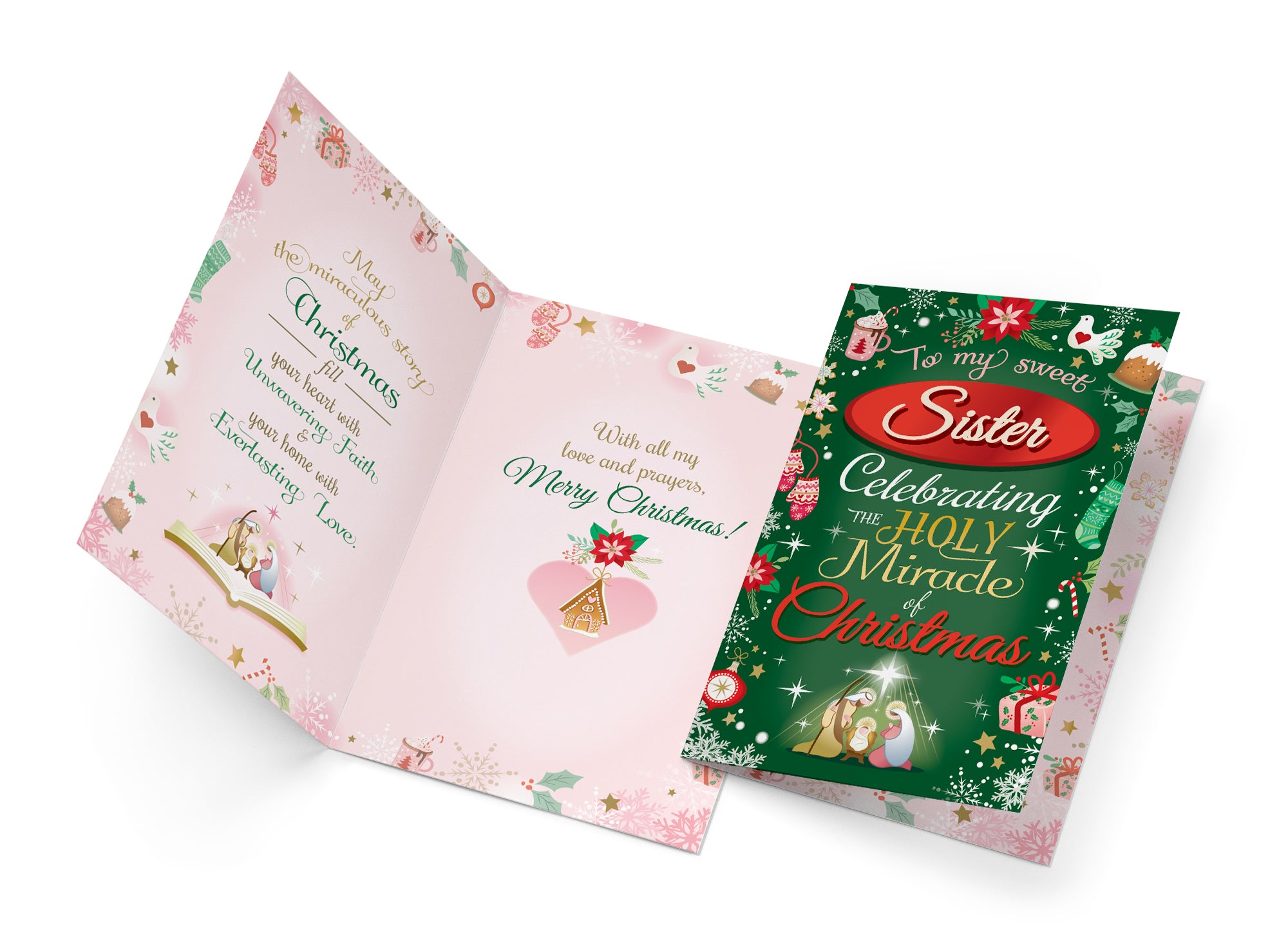 Religious Sister Christmas Card