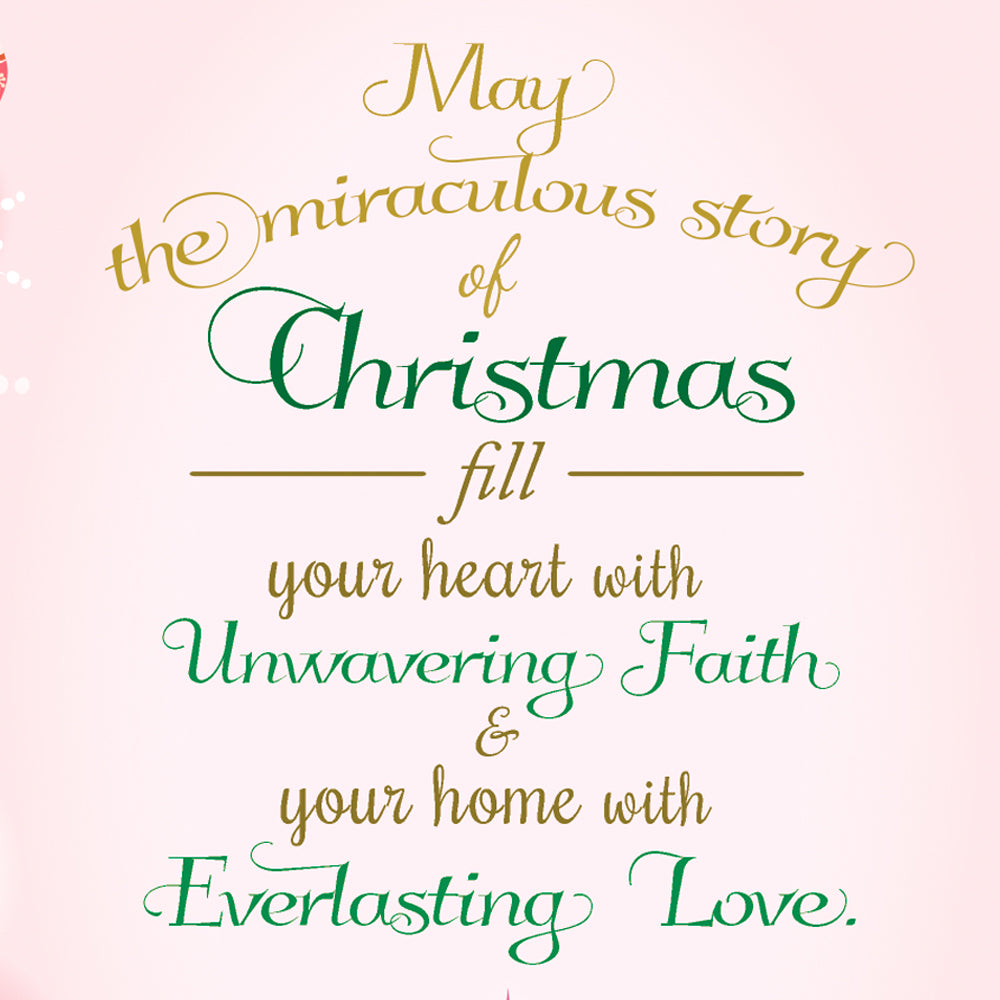 Religious Sister Christmas Card