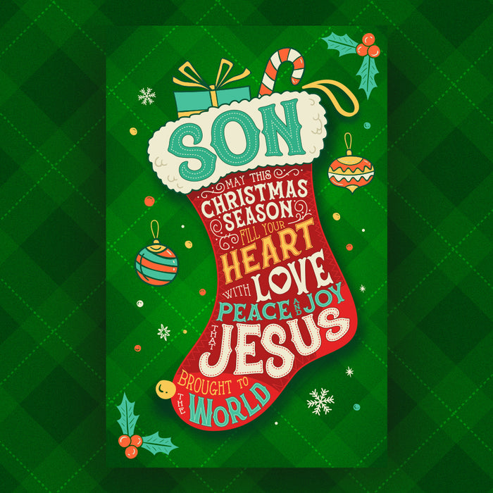 Religious Son Christmas Card
