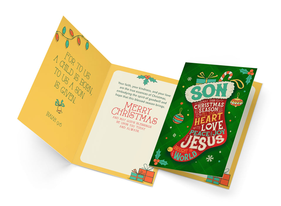 Religious Son Christmas Card