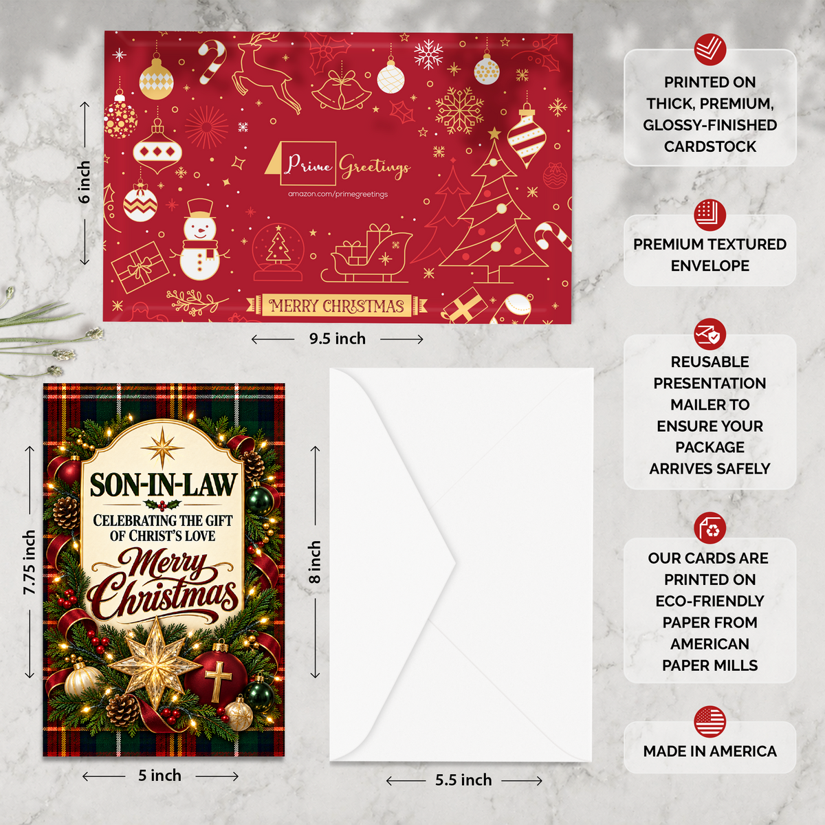 Religious Son In Law Christmas Card — infographic