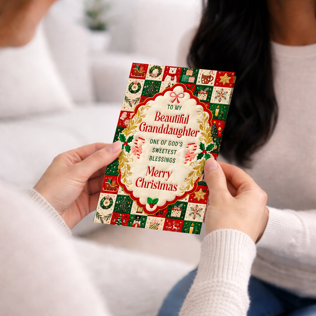 Religious Granddaughter Christmas Card — lifestyle1