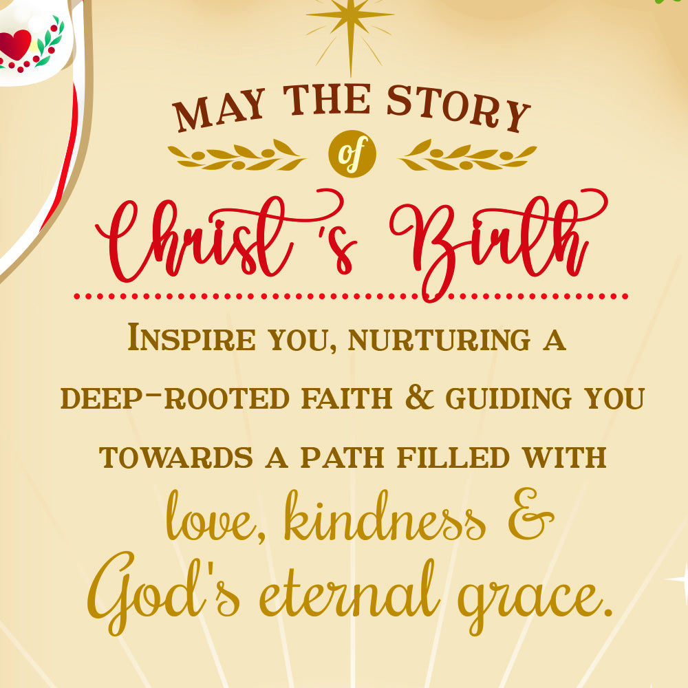 Religious Grandson Christmas Card