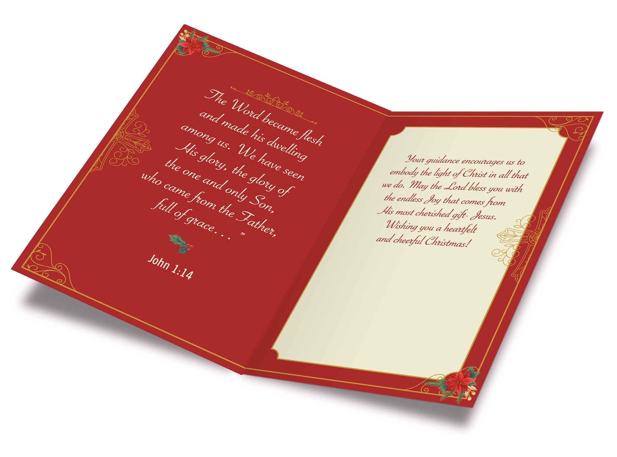 Religious Pastor Priest Christmas Card