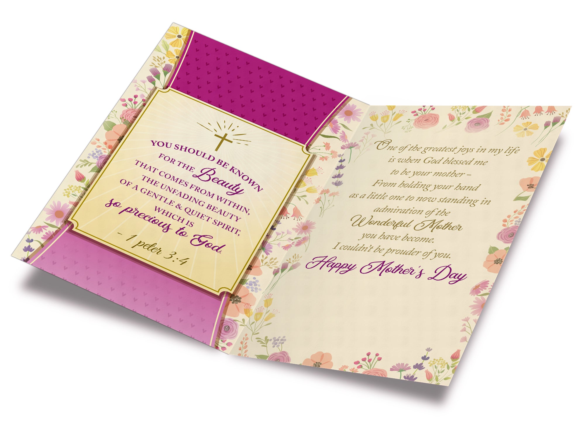 Religious Daughter Mother's Day Card