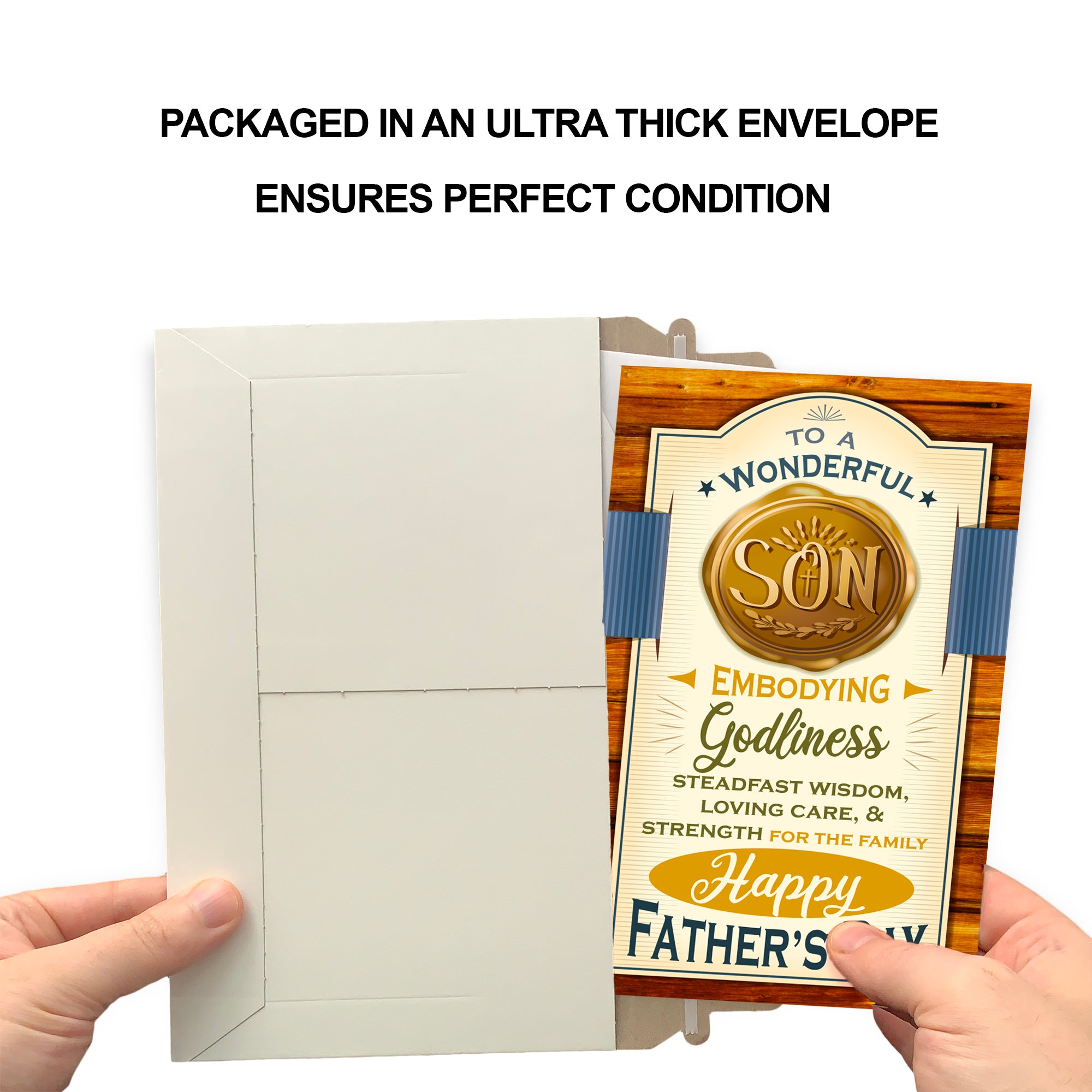 Religious Son Father's Day Card