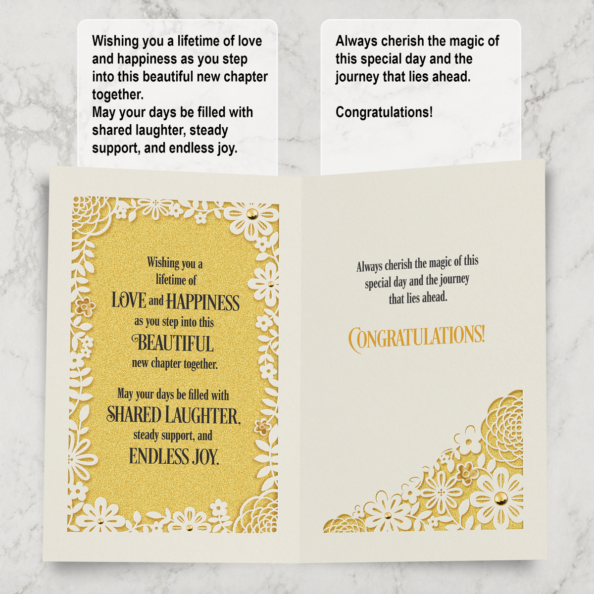 Wedding Card — inside