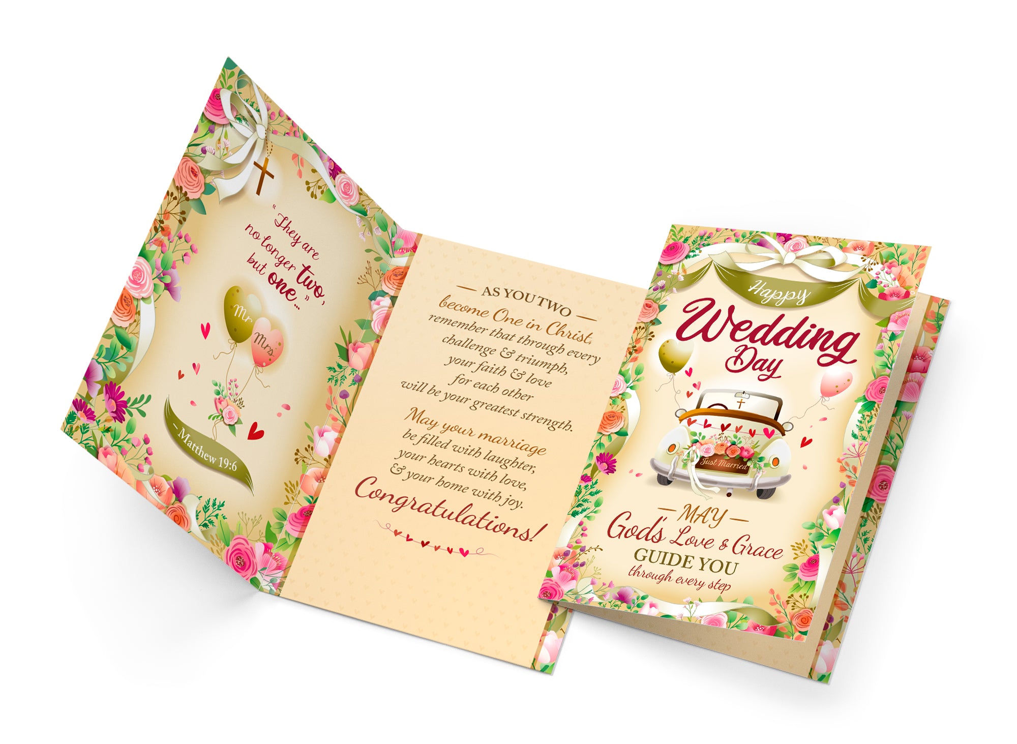 Religious Wedding Card