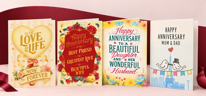 Anniversary greeting cards