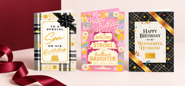 Birthday greeting cards