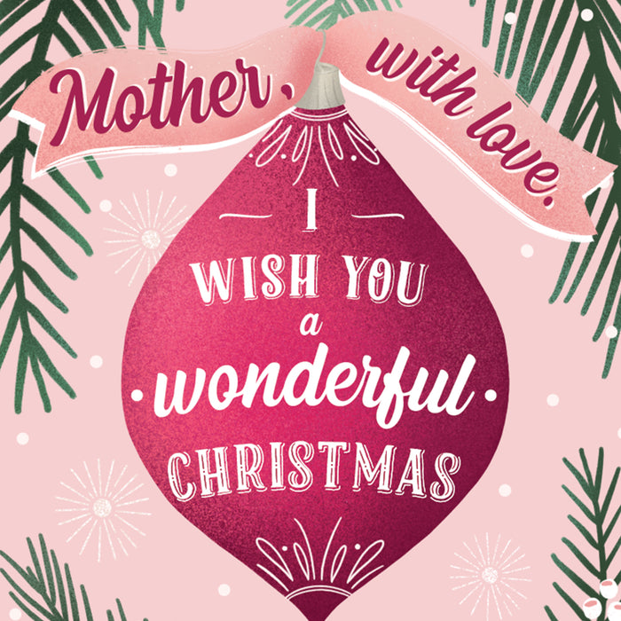 Christmas Card For Mom (Mother)