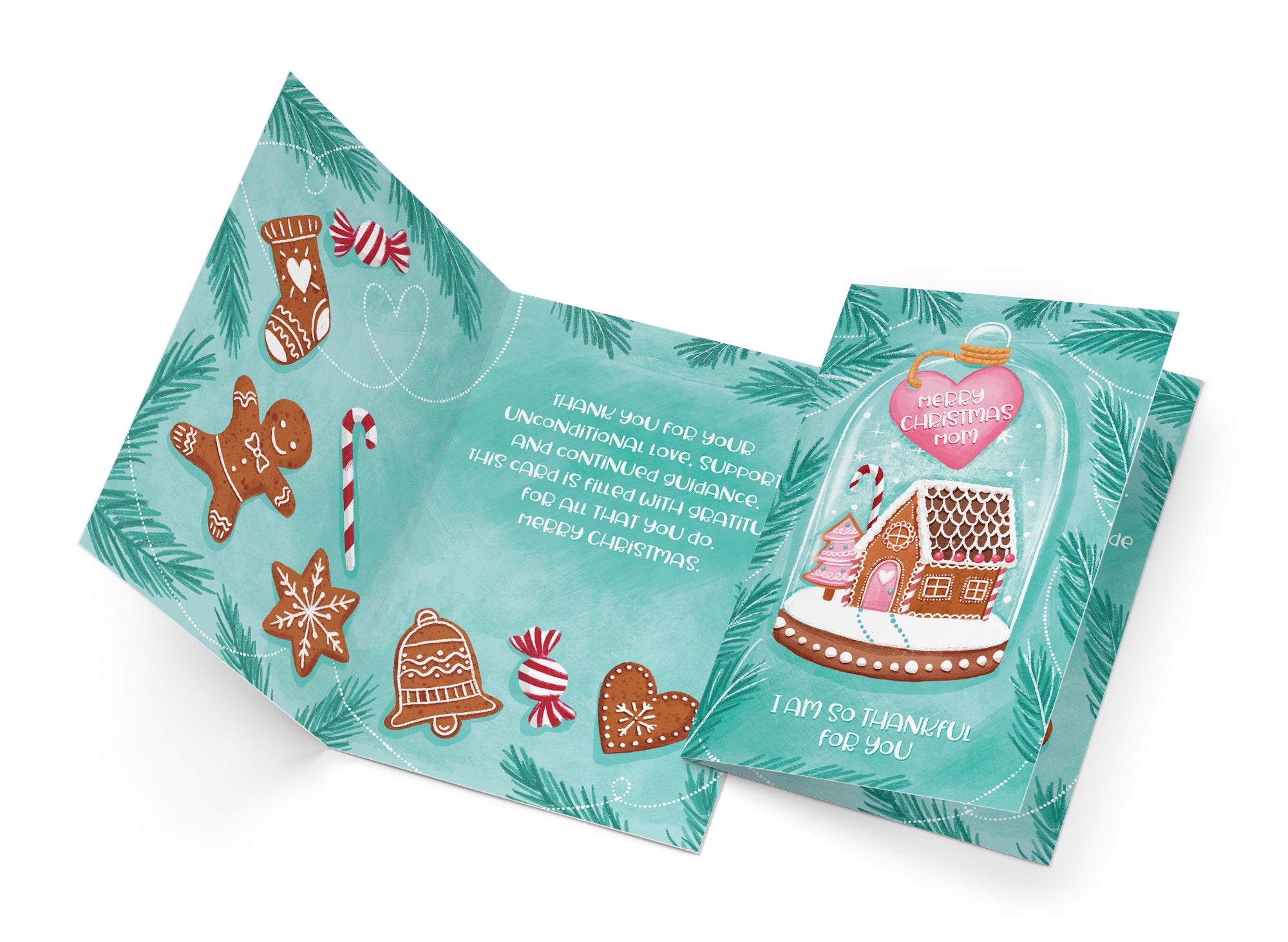 Christmas Card For Mother (Mom)