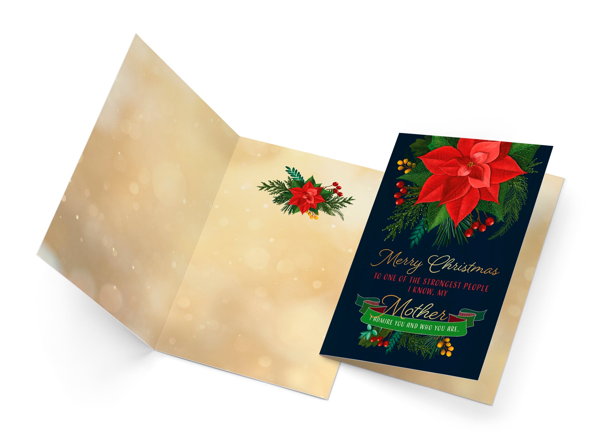 Merry Christmas Card For Mom (Mother)