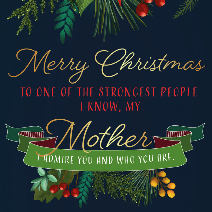 Merry Christmas Card For Mom (Mother)