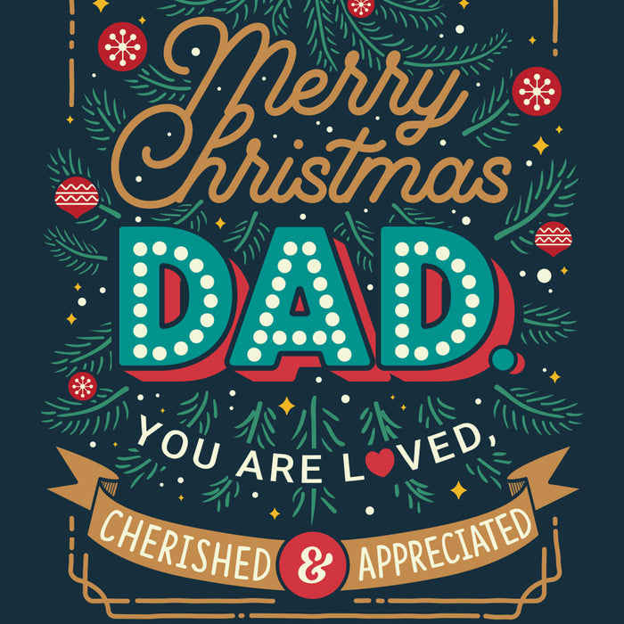 Christmas Card For Dad (Father)