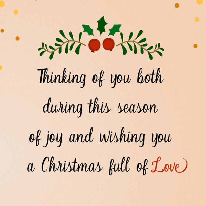 Merry Christmas Card For Brother & Sister