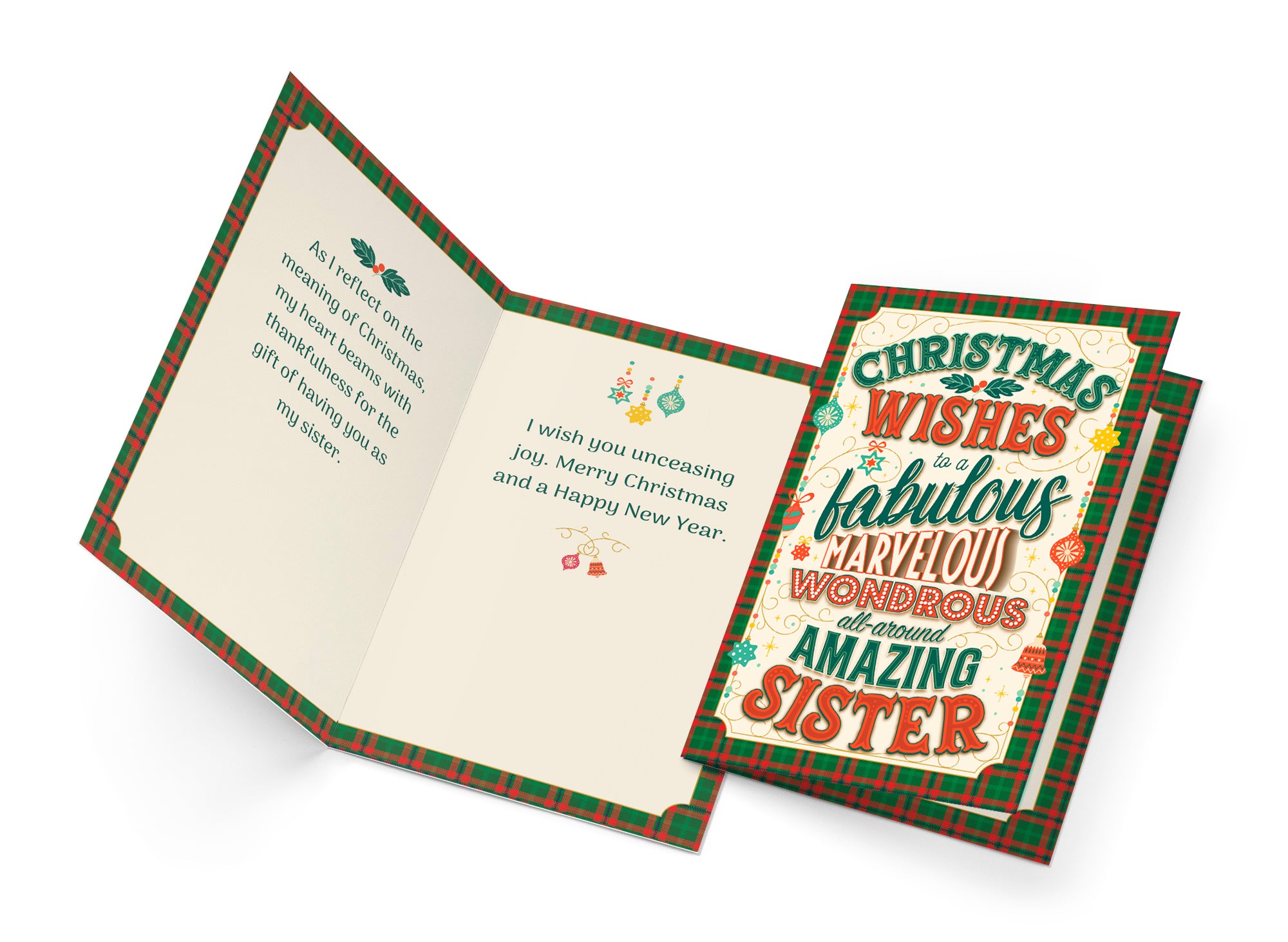 Christmas Card For Sister