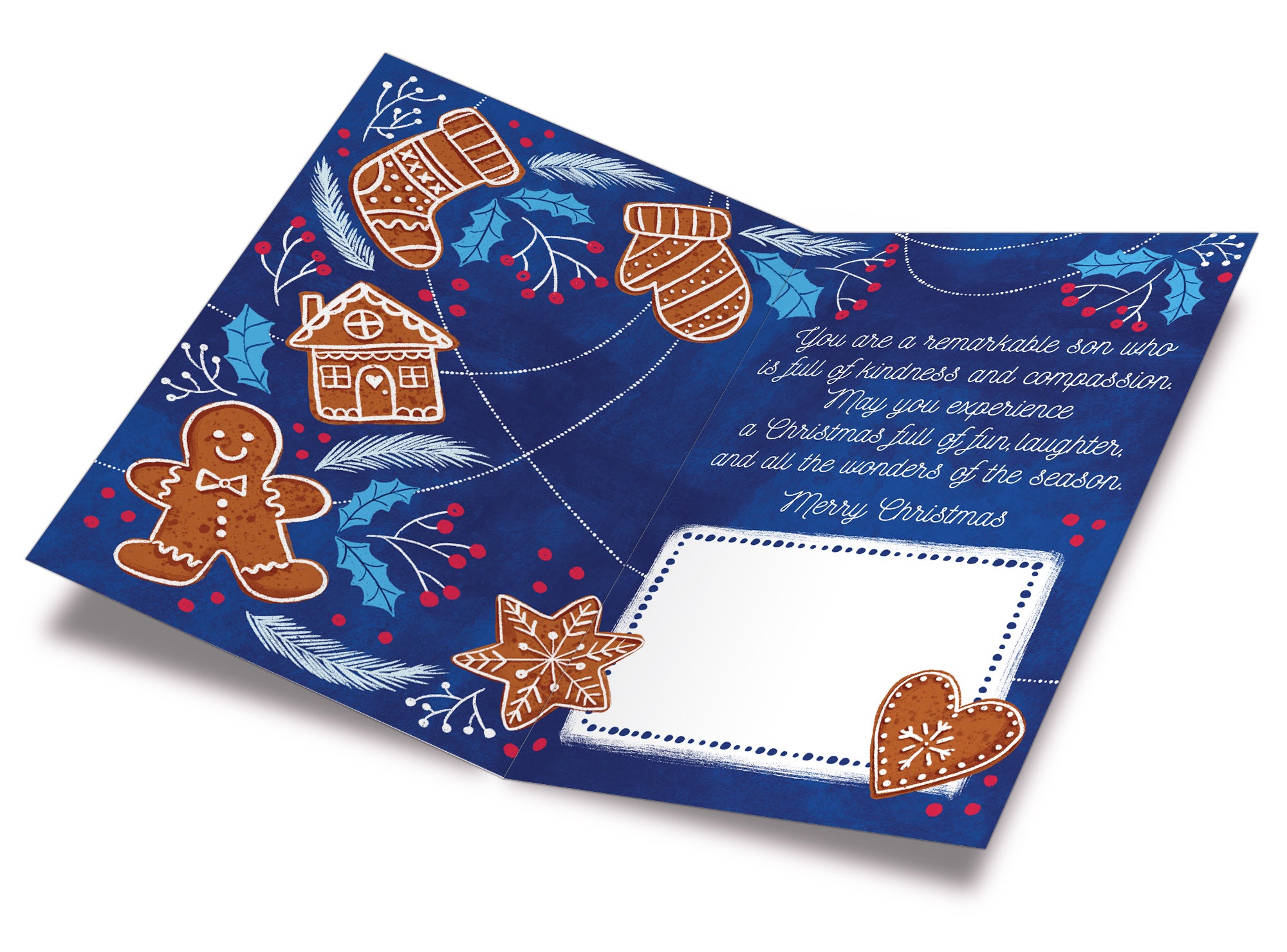 Merry Christmas Card For Son