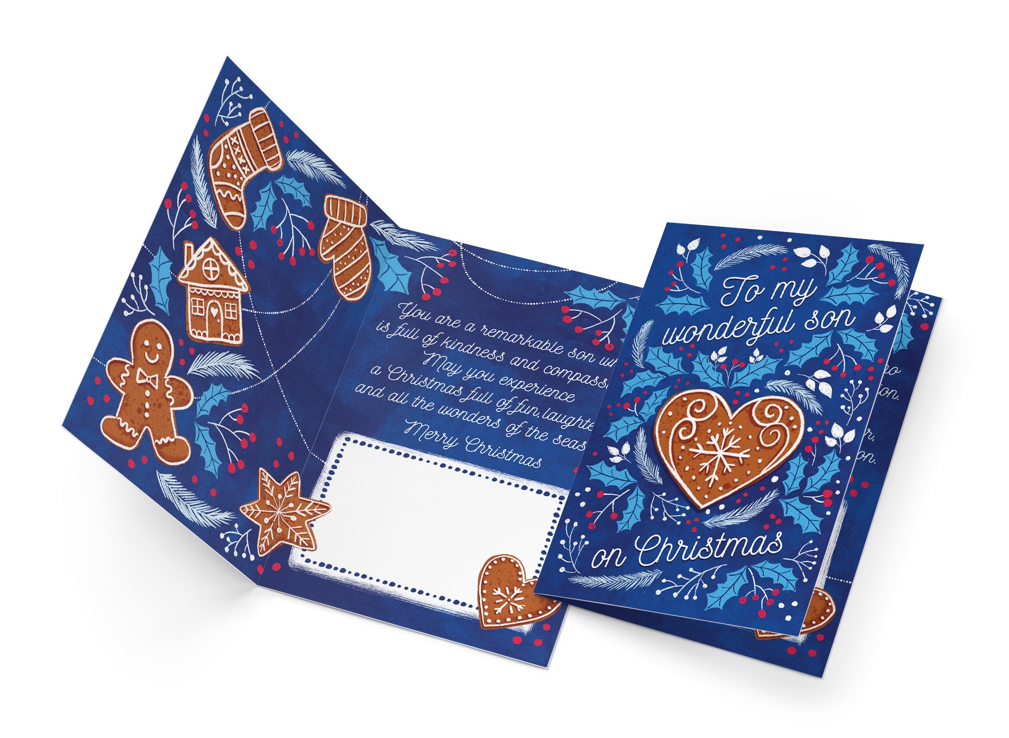 Merry Christmas Card For Son