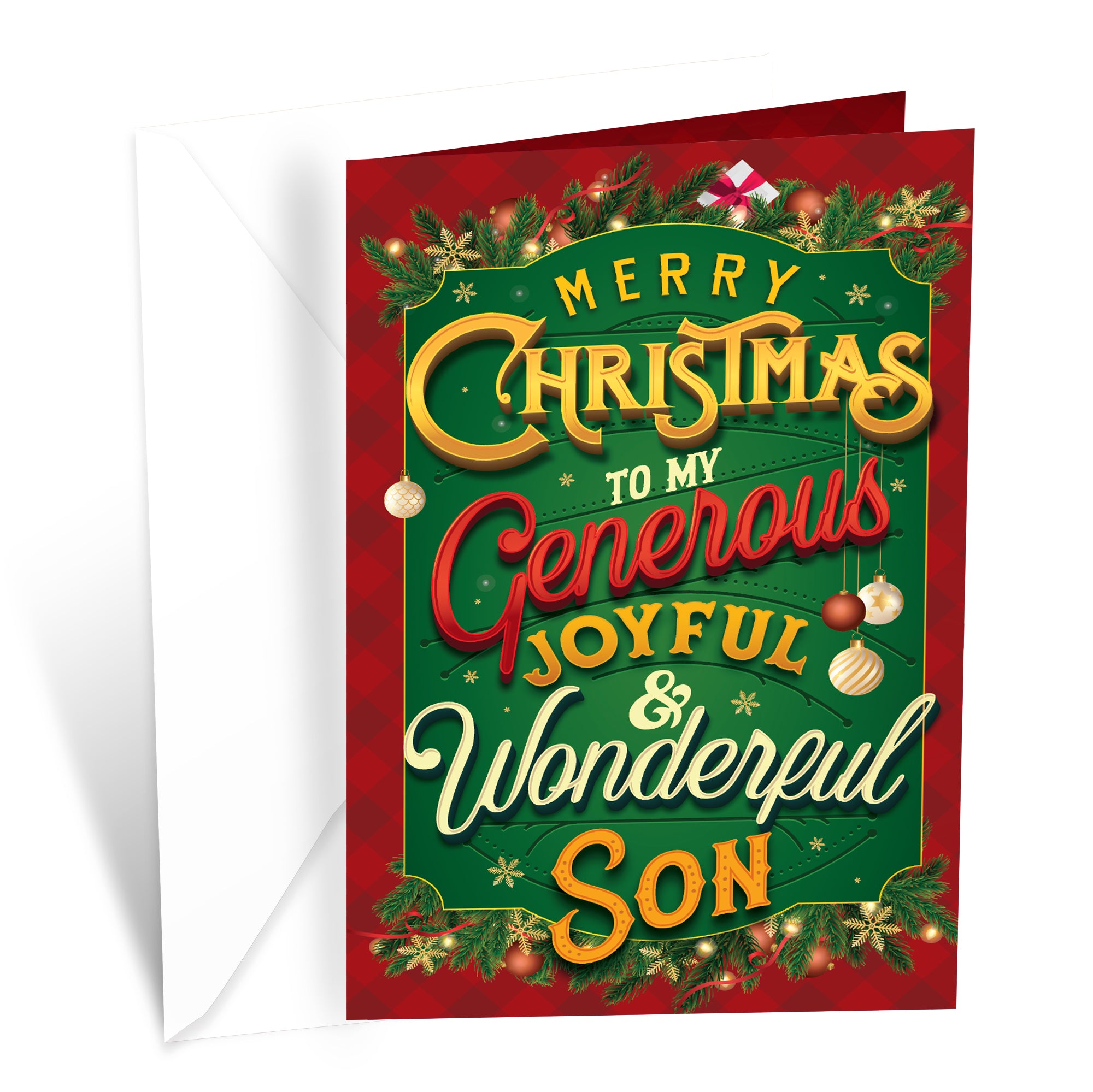 Christmas Card For Son
