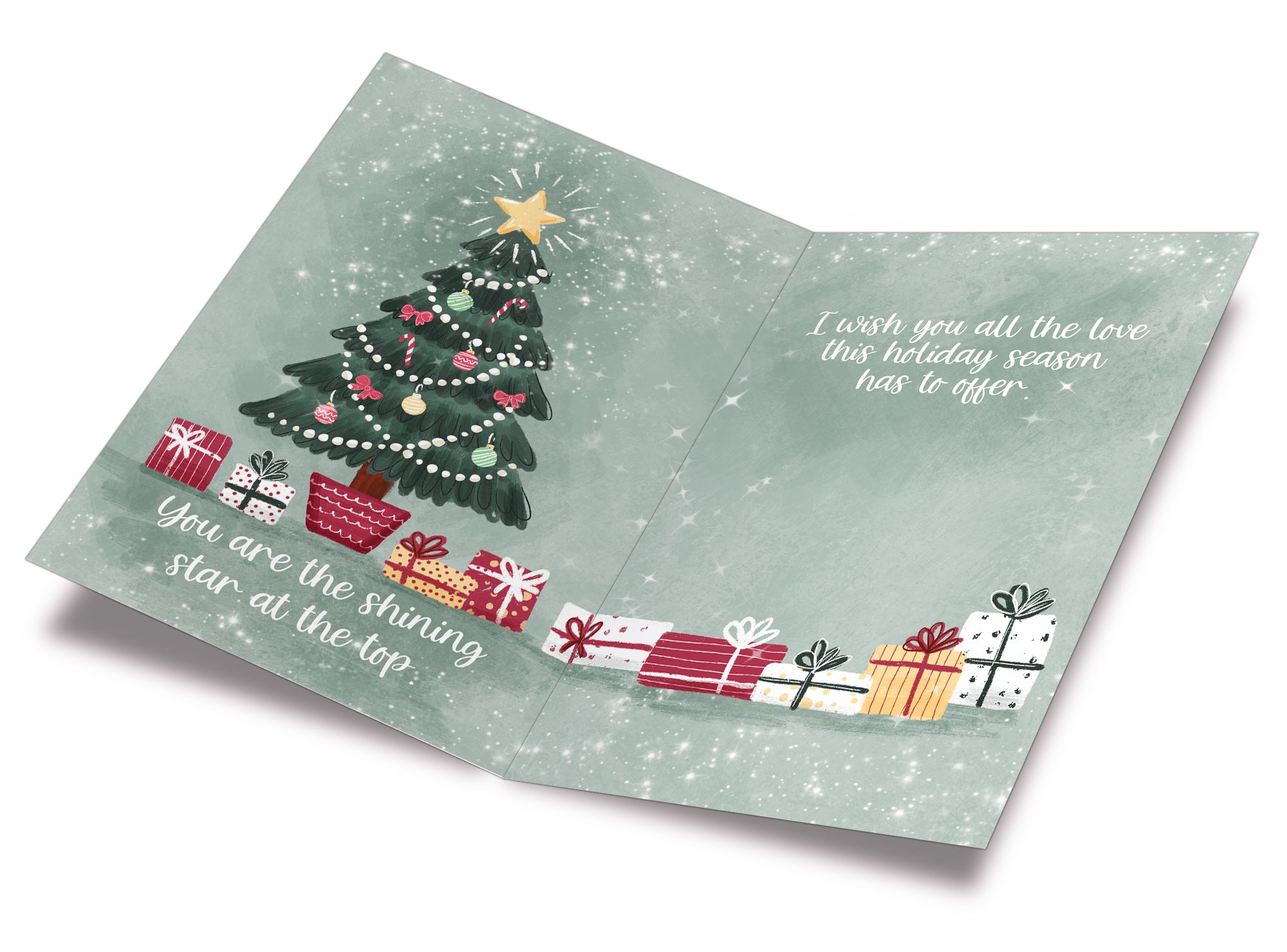 Christmas Card For Son & Family