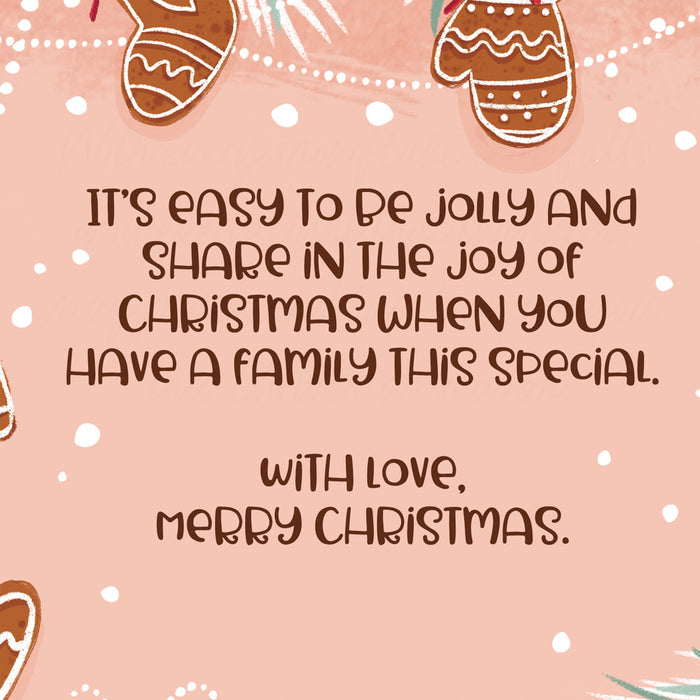 Merry Christmas Card For Daughter & Family