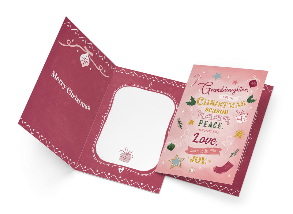 Granddaughter Christmas Card