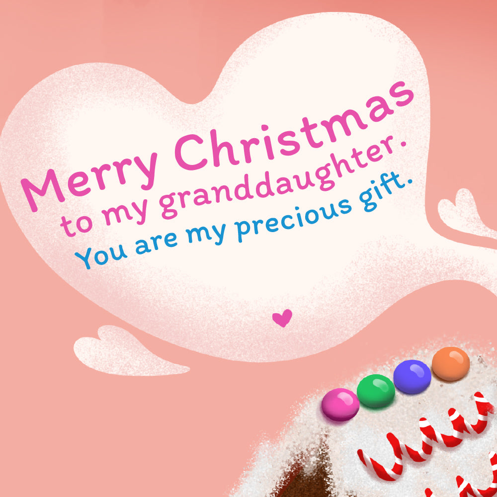 Christmas Card For Granddaughter