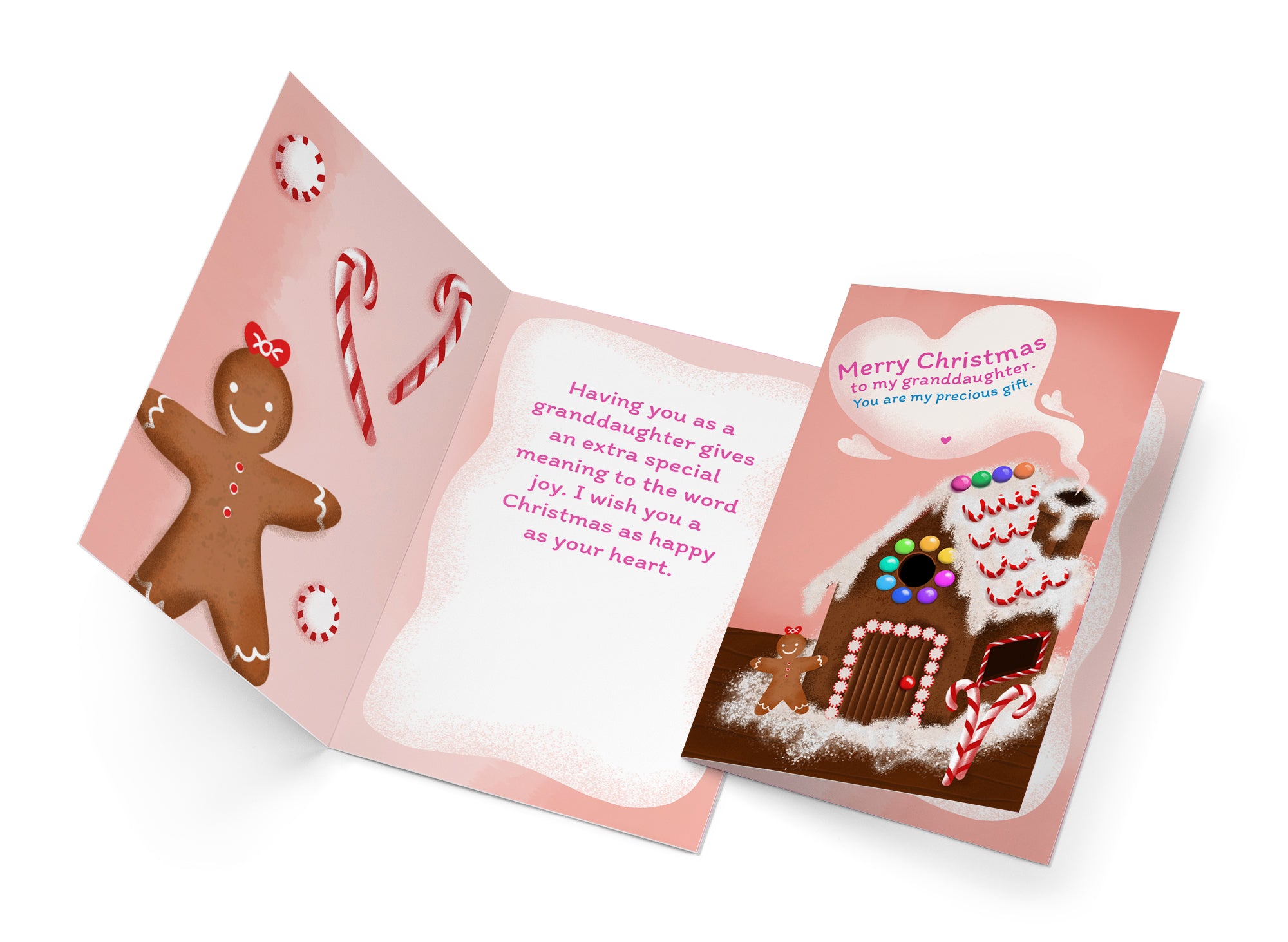 Christmas Card For Granddaughter