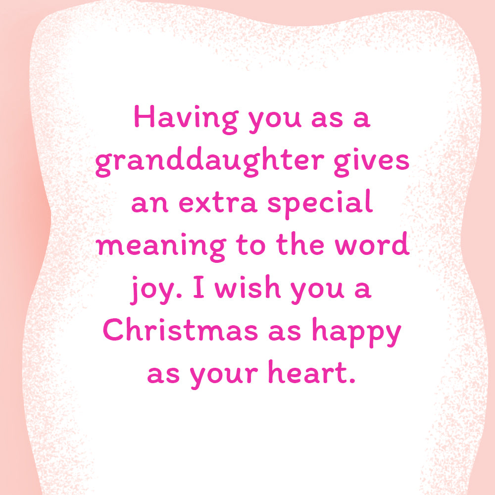 Christmas Card For Granddaughter