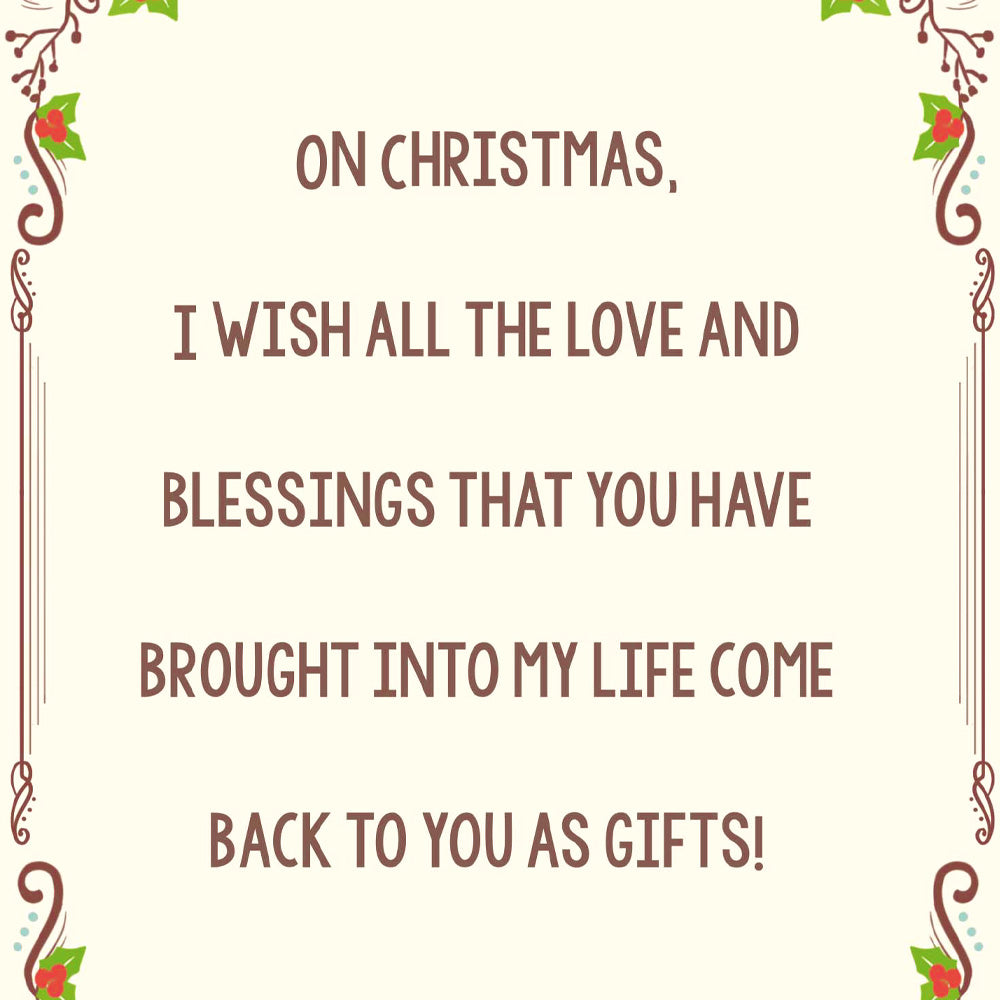 Christmas Card For Granddaughter