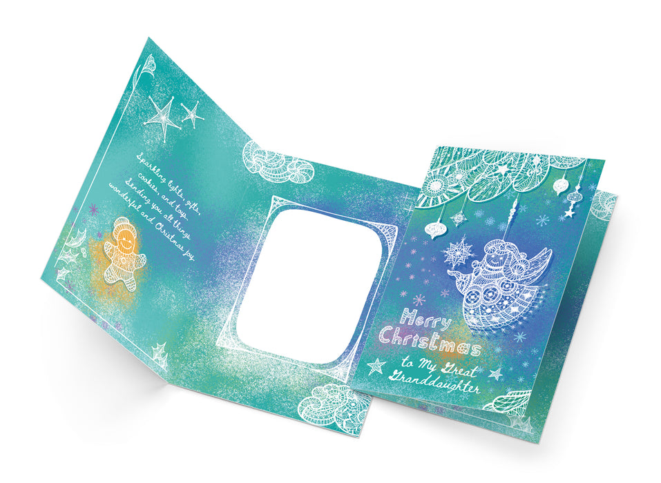 Merry Christmas Card For Great Granddaughter
